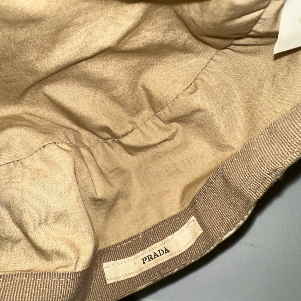Prada Classic Tan Flat Cap - Picture 12 of 16